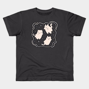 Ghost Kitties Kids T-Shirt